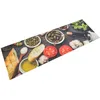 Image de vidaXL Tapis de cuisine lavable impression vin dÃ®ner 60x180 cm velours