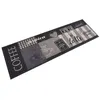 Image de vidaXL Tapis de cuisine lavable impression café noir 60x180 cm velours136556