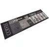 Image de vidaXL Tapis de cuisine lavable impression cafÃ© noir 60x180 cm velours