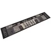 Image de vidaXL vidaXL Tapis de cuisine lavable impression café noir 60x300 cm velours