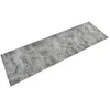 Image de vidaXL Tapis de cuisine lavable impression béton 60x180 cm velours136571