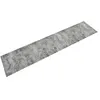 Image de vidaXL Tapis de cuisine lavable impression béton 60x300 cm velours