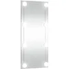 Image de vidaXL vidaXL Miroir mural avec lumières LED 50x100 cm verre rectangulaire