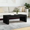 Image de vidaXL Vidaxl Table Basse Noir 102x50x36 Cm Bois D'ingénierie