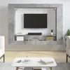Image de vidaXL Meuble TV gris béton 152x22x113 cm bois d'ingénierie