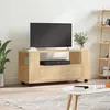 Image de vidaXL Meubles TV chêne sonoma 102x34,5x43 cm bois d'ingénierie833745