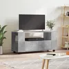 Image de vidaXL Meuble TV gris béton 102x34,5x43 cm bois d'ingénierie833746