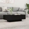 Image de vidaXL Table basse noir 100x49,5x31 cm bois d'ingénierie833890