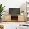 Image de vidaXL Meuble TV chêne sonoma 102x30x37,5 cm bois d'ingénierie823256