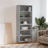 Image de vidaXL Buffet gris béton 69,5x32,5x180 cm bois d'ingénierie3189553