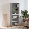 Image de vidaXL Buffet gris béton 69,5x32,5x180 cm bois d'ingénierie3189561