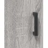 Image de vidaXL Buffet haut Sonoma gris 69,5x34x180 cm Bois d'ingÃ©nierie