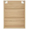 Image de Vidaxl Buffet Haut ChÃªne Sonoma 69,5x34x180 Cm Bois D'ingÃ©nierie
