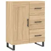 Image de Vidaxl Buffet Haut ChÃªne Sonoma 69,5x34x180 Cm Bois D'ingÃ©nierie