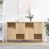 Image de vidaXL Buffets 2 pcs chêne sonoma bois d'ingénierie