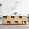 Image de vidaXL Buffets 3 pcs Chêne sonoma Bois d'ingénierie