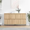 Image de vidaXL Buffets 2 pcs chêne sonoma bois d'ingénierie