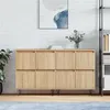 Image de vidaXL Buffets 2 pcs chêne sonoma bois d'ingénierie