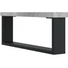 Image de vidaXL Buffets 2 pcs gris bÃ©ton bois d'ingÃ©nierie