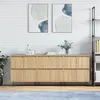 Image de vidaXL Buffets 3 pcs Chêne sonoma Bois d'ingénierie