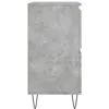 Image de vidaXL Buffets 3 pcs gris bÃ©ton bois d'ingÃ©nierie