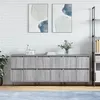 Image de vidaXL Buffets 3 pcs Sonoma gris Bois d'ingénierie3190203