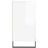 Image de vidaXL Buffets 3 pcs blanc brillant bois d'ingÃ©nierie