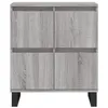 Image de vidaXL Buffets 3 pcs Sonoma gris Bois d'ingÃ©nierie