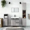 Image de vidaXL Ensemble de meubles de salle de bain 3 pcs Sonoma gris3190227