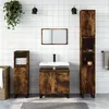 Image de vidaXL Ensemble de meubles de salle de bain 3 pcs Chêne fumé3190234