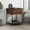 Image de vidaXL Table de chevet chêne marron 44x45x58 cm bois d'ingénierie825851