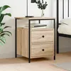 Image de vidaXL Table de chevet chÃªne sonoma 44x45x60 cm bois d'ingÃ©nierie