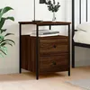 Image de vidaXL Table de chevet chêne marron 44x45x60 cm bois d'ingénierie826011