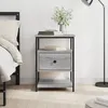 Image de vidaXL Table de chevet sonoma gris 40x42x56 cm bois d'ingÃ©nierie