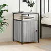 Image de vidaXL Table de chevet sonoma gris 40x42x60 cm bois d'ingénierie826039