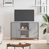Image de vidaXL Meuble TV sonoma gris 100x35x65 cm bois d'ingénierie832781