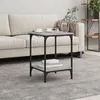 Image de vidaXL Table basse sonoma gris 40x40x55 cm bois d'ingÃ©nierie