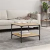 Image de vidaXL Table basse chêne sonoma 55x55x40 cm bois d'ingénierie