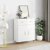 Image de vidaXL Buffet Blanc brillant 69,5x34x90 cm Bois d'ingénierie827958