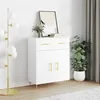 Image de vidaXL Buffet blanc 69,5x34x90 cm bois d'ingénierie827964