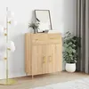 Image de vidaXL Buffet chêne sonoma 69,5x34x90 cm bois d'ingénierie