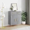 Image de vidaXL Buffet sonoma gris 69,5x34x90 cm bois d'ingÃ©nierie