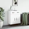 Image de vidaXL Buffet blanc 69,5x34x90 cm bois d'ingÃ©nierie