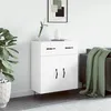 Image de vidaXL Buffet Blanc brillant 69,5x34x90 cm Bois d'ingénierie827974