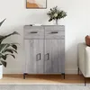 Image de vidaXL Buffet sonoma gris 69,5x34x90 cm bois d'ingénierie