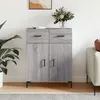 Image de vidaXL Buffet sonoma gris 69,5x34x90 cm bois d'ingÃ©nierie
