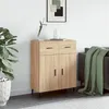Image de vidaXL Buffet chêne sonoma 69,5x34x90 cm bois d'ingénierie