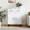 Image de vidaXL Buffet blanc 69,5x34x90 cm bois d'ingénierie828004