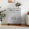 Image de vidaXL Buffet gris bÃ©ton 69,5x34x90 cm bois d'ingÃ©nierie