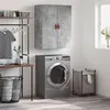 Image de vidaXL Armoire murale gris béton 69,5x34x90 cm828400